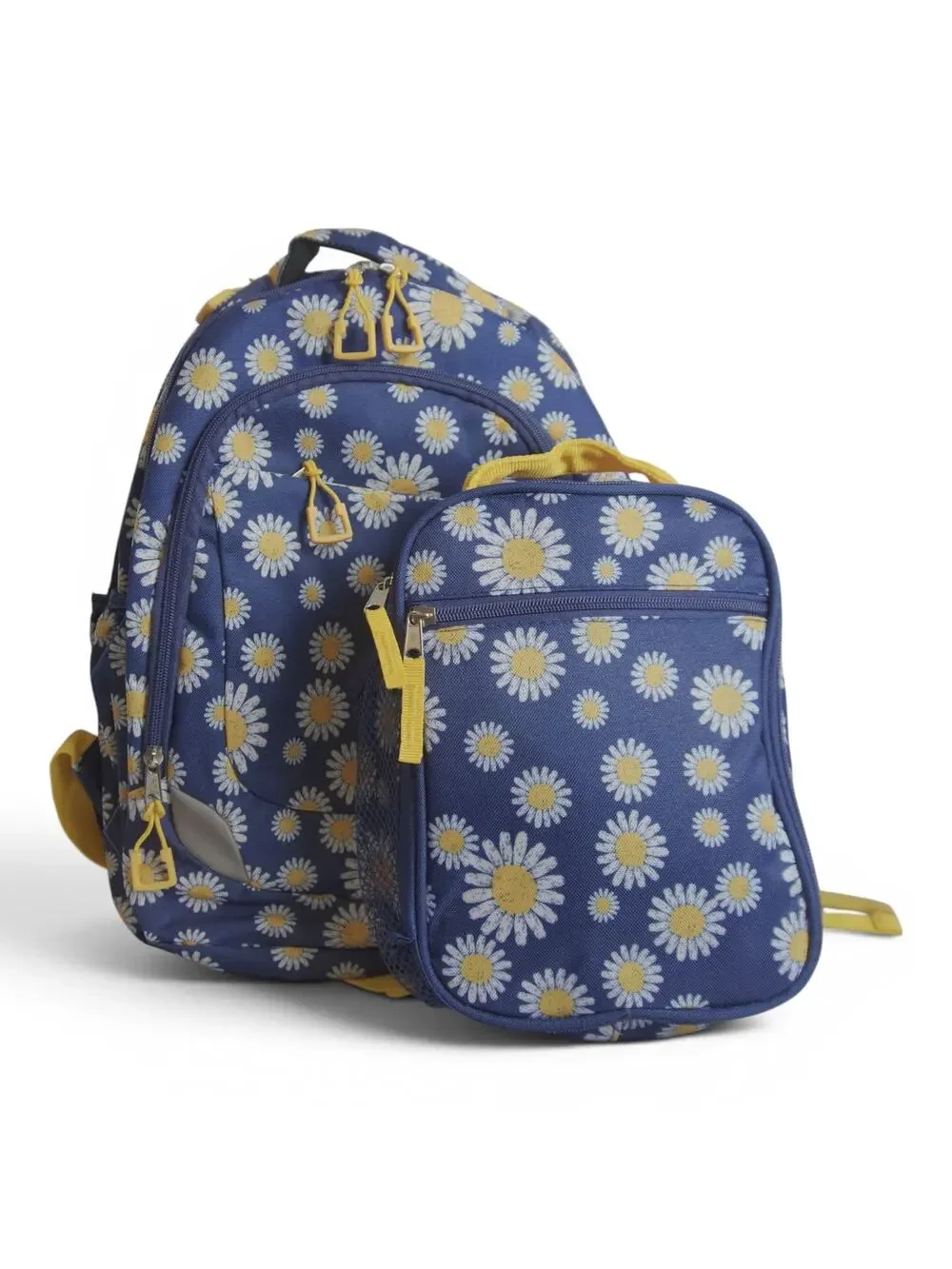 Member’s Mark Navy Daisy Backpack & Lunch Bag Set NWOT Kids Y2K Colorful School